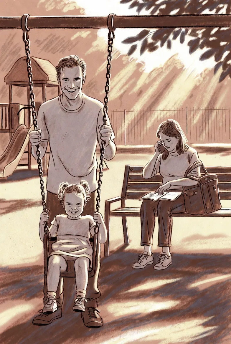 I’m the Fun One, She’s the Tired One: On Fatherhood’s Free Pass